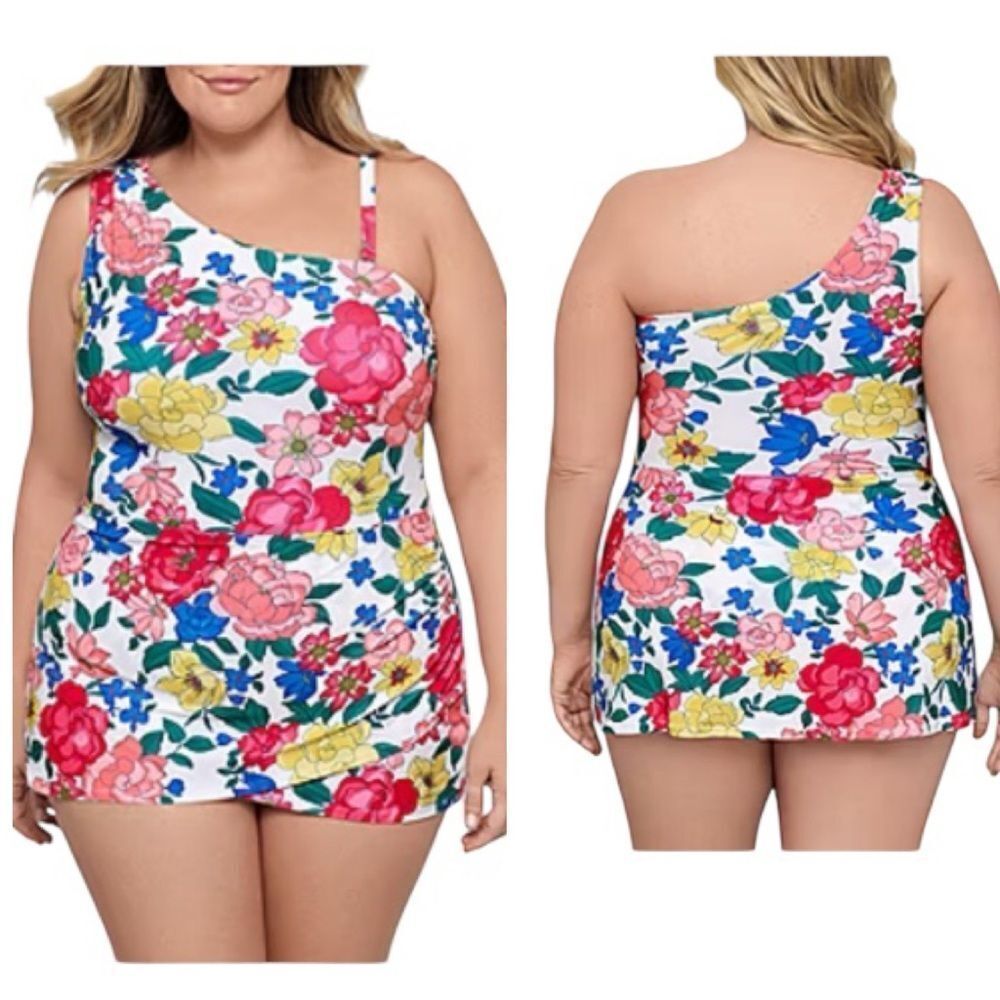 Liz Claiborne Swim Dress- Size 16